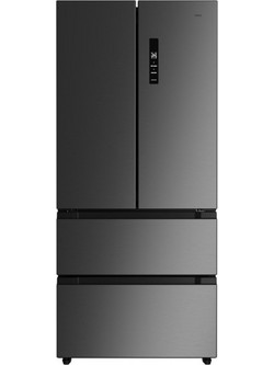 Teka RFD 77825 SS Ψυγείο Ντουλάπα 516lt No Frost Υ189.8xΠ83.3xΒ65.3cm Μαύρο