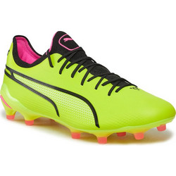 Puma King Ultimate FG/AG 107563-06 Ποδοσφαιρικά Παπούτσια με Τάπες Lime