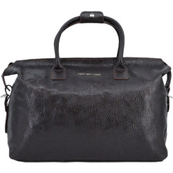 Leather 100 60-BAG-T5203-886 Σακ Βουαγιάζ Μαύρο