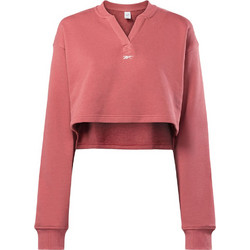 Reebok Classics French Terry Cover-Up Γυναικείο Αθλητικό Φούτερ Κοραλί IL4651