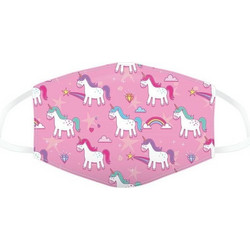 Puckator Παιδική Υφασμάτινη Μάσκα Προσώπου Rainbows & Unicorns