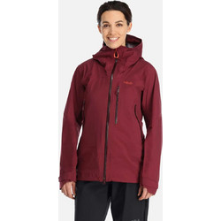 Rab Firewall Γυναικείο Μπουφάν Softshell Μακρύ Μπορντό QWH-33-DEH-12