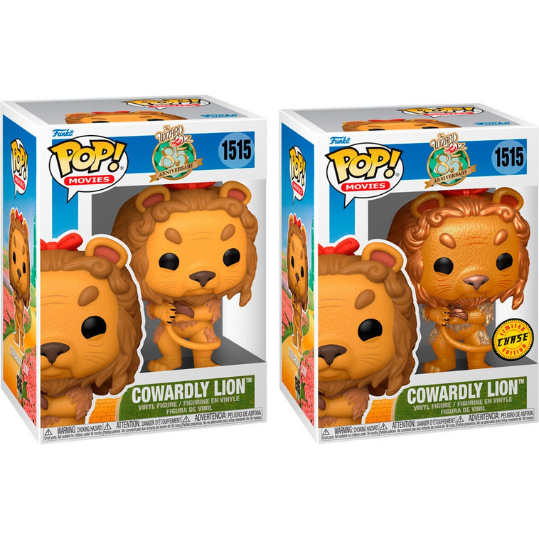 Funko Pop! O Magico de Oz The Wizard of Oz Cowardly Lion 1515 Chase