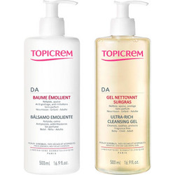Topicrem DA Balm 500ml + DA Cleansing Gel 500ml