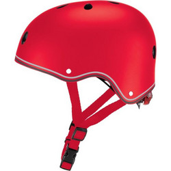 Globber Primo 505-102 Παιδικό Κράνος Ποδηλάτου Πόλης / BMX / Dirt με Led Κόκκινο