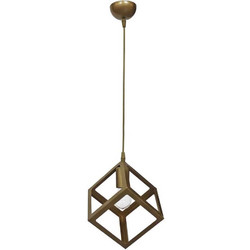 Heronia Lighting Κρεμαστό Φωτιστικό Οροφής Μονόφωτο E27 Χρυσό 34-0351