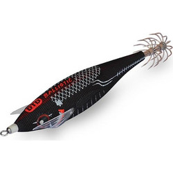 DTD Ballistic Red Killer 3.0B Τεχνητό Δόλωμα Καλαμαριέρα Φωσφοριζέ 9cm 14.2gr Full Black