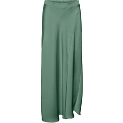 Vero Moda Μίντι Φούστα Σατέν Ψηλόμεση Κλος Χακί 10323899
