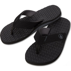 Volcom Eco Recliner 2 Ανδρικές Σαγιονάρες Αντιολισθητικές Μαύρες V0812100-BKG