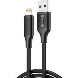 XO NB265 Minimalist USB-A to Lightning Cable 1m Black 6920680854882