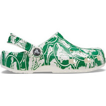 Crocs Classic Duke Print Clog Παιδικά Παπούτσια Θαλάσσης για Αγόρι Πράσινα 210007