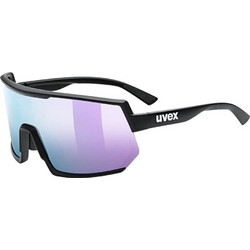 Uvex Sportstyle 235 Γυναικεία Γυαλιά Ηλίου Μάσκα Κοκάλινα Μαύρα με Μωβ Φακό