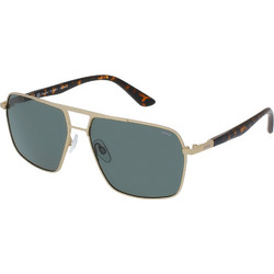 Invu INIB12406 A Ανδρικά Γυαλιά Ηλίου Aviator Μεταλλικά Χρυσά με Μαύρο Φακό