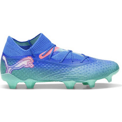 Puma Future 7 Ultimate FG/AG 107916-01 Ποδοσφαιρικά Παπούτσια με Τάπες και Καλτσάκι Μπλε Πράσινα