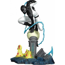 Diamond Select Toys Marvel Comics Spider-Man Black & White Negative Zone 25cm