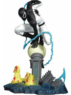 Diamond Select Toys Marvel Comics Spider-Man Black & White Negative Zone 25cm