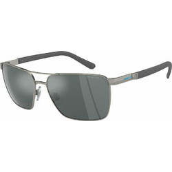 Arnette AN3091 741/6G Ανδρικά Γυαλιά Ηλίου Τετράγωνα Μεταλλικά Ασημί με Μαύρο Polarized Φακό