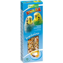 Nestor Kolba Budgies & Parrots Sticks with Walnuts & Banana 85gr