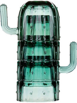 Alpina Ποτήρια Νερού Γυάλινα Κάκτος 240ml 4τμχ 7013379900000000