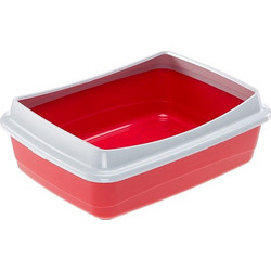 Ferplast Nip 10 Plus Λεκάνη Γάτας Κόκκινη Μ47xΠ36xΥ15.5cm