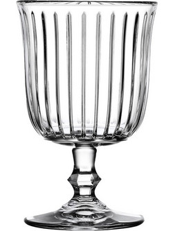Espiel Ποτήρια Νερού Γυάλινα Κολωνάτα Joy Goblet 255ml 4τμχ SP440330G4
