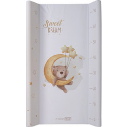 FreeON Sweet Dreams Σκληρή Αλλαξιέρα Μωρού Πλαστική 80x50cm Λευκή