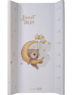 FreeON Sweet Dreams Σκληρή Αλλαξιέρα Μωρού Πλαστική 80x50cm Λευκή
