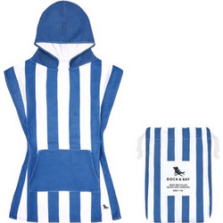 Dock & Bay Whitsunday Παιδικό Πόντσο Θαλάσσης Microfiber Μπλε 55x75cm