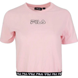 Fila Vanora Γυναικείο Αθλητικό Crop Top Ροζ SS22SPW182-501
