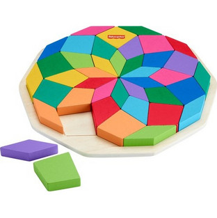 Παιδικό Puzzle Fisher-Price Wooden Mandala 40 Κομμάτια