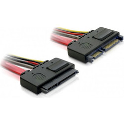 DeLOCK 84362 Καλώδιο Σκληρού Δίσκου 22-Pin SATA to 22-Pin SATA Female 0.2m Multicolor