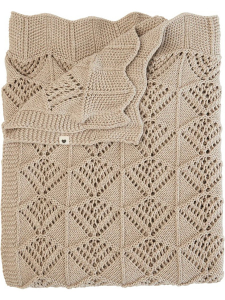 BIBS Wave Κουβέρτα Αγκαλιάς Πλεκτή 70x100 Εκρού