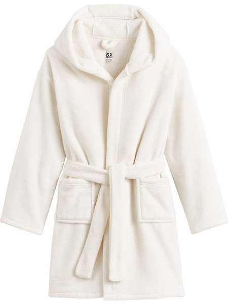 La Redoute Παιδική Ρόμπα Fleece Χειμωνιάτικη Λευκή 3614855373591