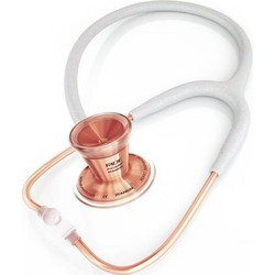 MDF Instruments Procardial Καρδιολογικό Στηθοσκόπιο με Διπλό Κώδωνα Rose Gold White Glitter