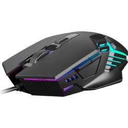 GAMDIAS Aura GS4 Ενσύρματο Gaming Ποντίκι RGB 3600 DPI Black
