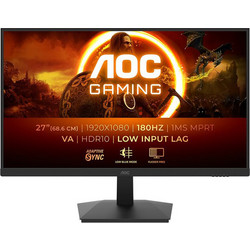 AOC 27G15N2 VA HDR Gaming Monitor 27" 1920x1080 FHD 180Hz 1ms