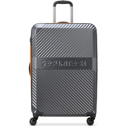Delsey Securitech 400682111 Βαλίτσα Μεγάλη 75.5x49.5x32.5cm με 4 Ρόδες Γκρι