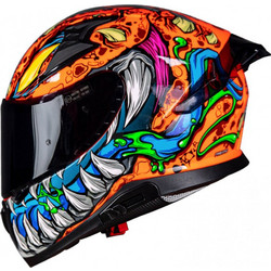 Pilot Helmets Snake SV Reptile-X Black Orange Blue Κράνος Μηχανής Full Face 1500gr