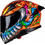 Pilot Helmets Snake SV Reptile-X Black Orange Blue Κράνος Μηχανής Full Face 1500gr