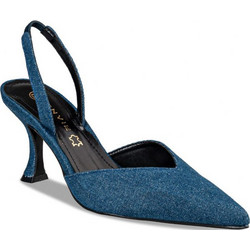 Envie Shoes Γόβες Slingback με Τακούνι Στιλέτο Μπλε E02-18021-144
