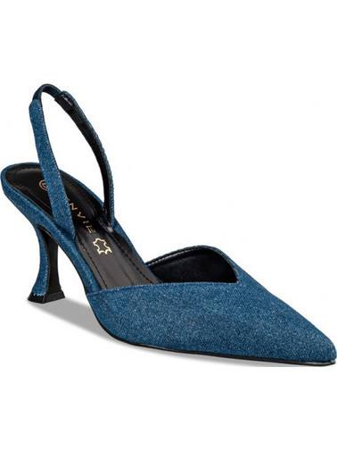 Envie Shoes Γόβες Slingback με Τακούνι Στιλέτο Μπλε E02-18021-144