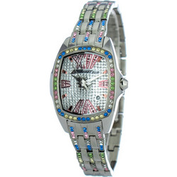 Chronotech Γυναικείο Ρολόι με Πολύχρωμο Μεταλλικό Μπρασελέ CT7930LS-53M