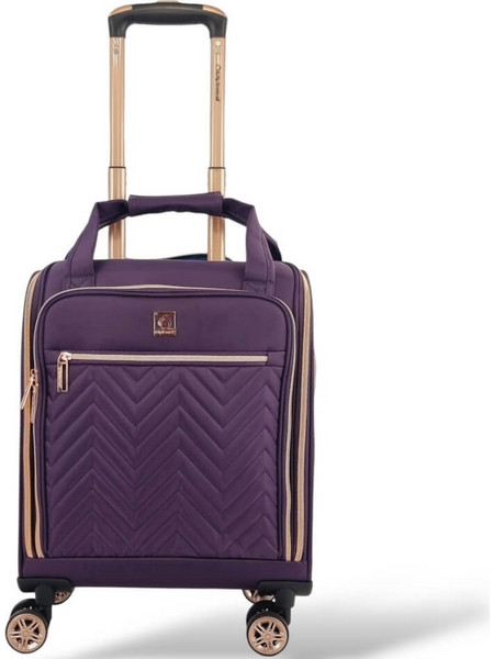 Diplomat Monaco ZC9001 Βαλίτσα Καμπίνας 46x24x20cm με 4 Ρόδες Μωβ
