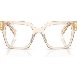 Miu Miu MU04UV 11T1O1 Γυναικείος Σκελετός Γυαλιών Οράσεως Κοκάλινος Διαφανής