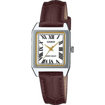 Casio Γυναικείο Ρολόι με Καφέ Δερμάτινο Λουράκι LTP-B150L-7B2EF