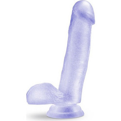 Blush B Yours Sweet n' Hard 1 Ρεαλιστικό Dildo με Βεντούζα & Όρχεις 17.7cm Μωβ