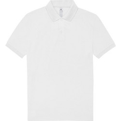 B&C Collection Ανδρική Μπλούζα Polo Κοντομάνικη Λευκή PU426