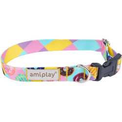 Amiplay Be Happy Κολάρο Σκύλου Πολύχρωμο 2x35-50cm