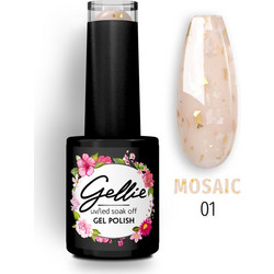 Gellie Mosaic 01 Ημιμόνιμο Βερνίκι Νυχιών