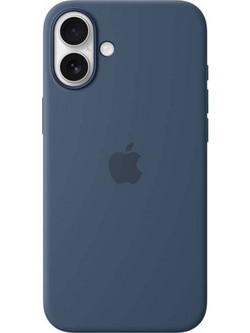 Apple Silicone MagSafe Back Cover Denim (iPhone 16 Plus)